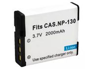 Batterie appareil photo numérique de remplacement pour CASIO NP-130DBA